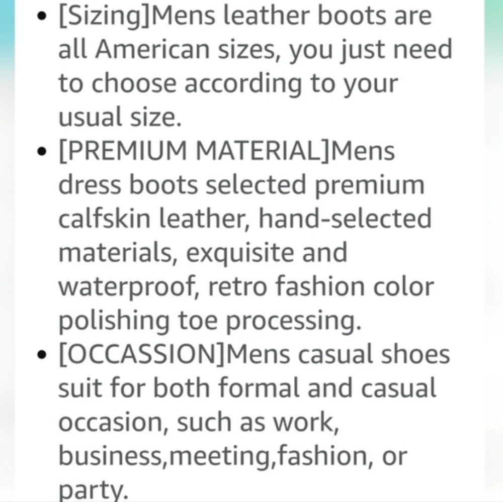 Jousen Leather High-Top Dress Sneakers, Size 8 - Picture 15 of 15